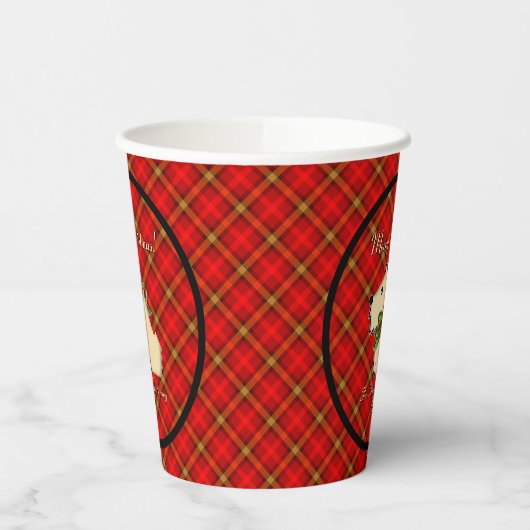 Fuzzy Wuzzy Scottish Guard (Personalisiert) Pappbecher (Links)