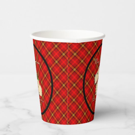 Fuzzy Wuzzy Scottish Guard (Personalisiert) Pappbecher (Rechts)