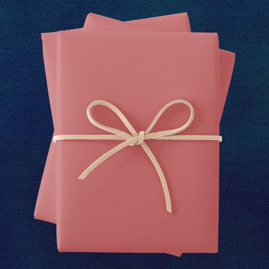 Fuzzy Wuzzy Solid Color Geschenkpapier Set