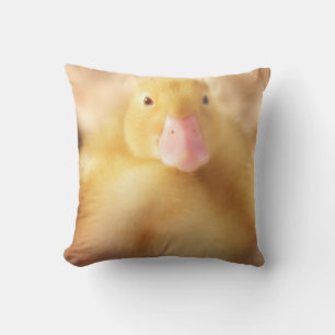 Fuzzy Yellow Duck Easter Baby Duckling Kissen