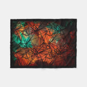 FuzzyFoxArt Fleecedecke (Vorderseite (Horizontal))