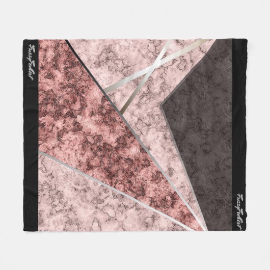 FuzzyFoxArt Fleecedecke (Vorderseite (Horizontal))