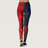 FuzzyFoxArt , Polygon Leggings (Rückseite)