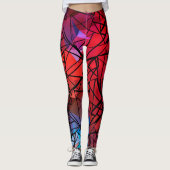 FuzzyFoxArt , Polygon Leggings (Vorderseite)