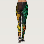 FuzzyFoxArt , Polygon Leggings (Rückseite)