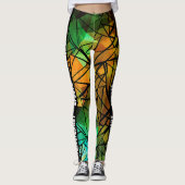 FuzzyFoxArt , Polygon Leggings (Vorderseite)