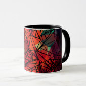 FuzzyFoxArt , Polygon Tasse (VorderseiteRechts)