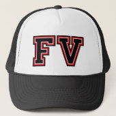 ‚FV‘-Monogramm Truckerkappe (Vorderseite)