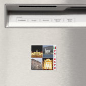 FVG013 TRIESTE - Mosaik - Italien - Kühlschrank Magnet (In Situ (Geschirrspüler))