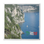 FVG017 TRIESTE, Path Rilke, Italien, Fliese (Vorderseite)