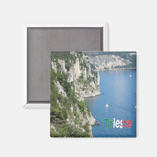 FVG017 TRIESTE, Path Rilke, Italien, Kühlschrank Magnet (Vorderseite/Rückseite)