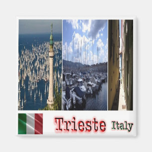 FVG018, TRIESTE, Mosaik, Italien, Kühlschrank Magnet