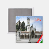 FVG022 UDINE, Piazza Libertà, Italien, Kühlschrank Magnet (Vorderseite/Rückseite)