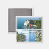 FVG025 DUINO, Mosaik, Kühlschrank Magnet (Vorderseite/Rückseite)