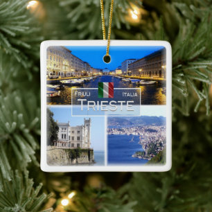 FVG026 TRIESTE, Mosaik, Italien, Keramikornament