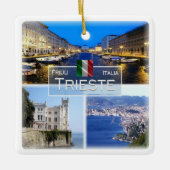 FVG026 TRIESTE, Mosaik, Italien, Keramikornament (Vorderseite)