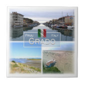 FVG031 GRADO, Mosaik, Italien, Fliese (Vorderseite)