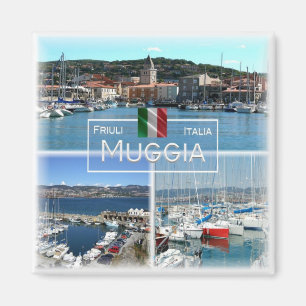 FVG032 MUGGIA - Mosaic - Italy - Fridge Magnet