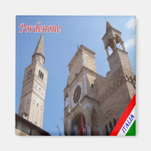 FVG033 PORDENONE, Domturm Italien, Kühlschrank Magnet