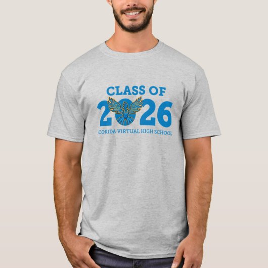 FVHS-Klasse 2026 T - Shirt (grau) (Vorderseite)
