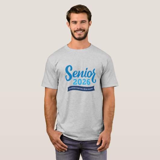 FVHS Senior 2026 T - Shirt (grau) (Vorne ganz)