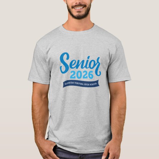 FVHS Senior 2026 T - Shirt (grau) (Vorderseite)