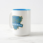 FVHS-Tasse (blau) Zweifarbige Tasse (Vorderseite Links)
