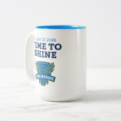 FVHS Time to Shine  Zweifarbige Tasse (Vorderseite Links)