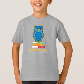 FVMS Know-It-Owl, Grauer junger T - Shirt (Vorderseite)