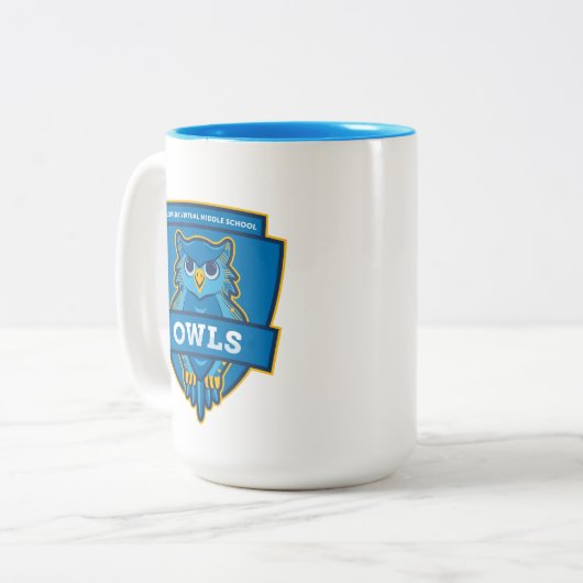 FVMS School Tasse (blau) (Vorderseite Links)