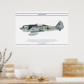 FW-190 A-8 JG300 3 POSTER (Küche)