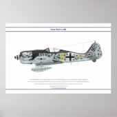 FW-190 A-8 JG300 3 POSTER (Vorne)