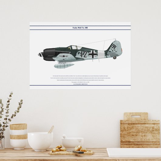 FW-190 A-8 JG3 1 POSTER (Küche)