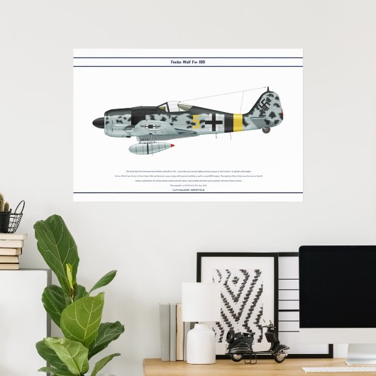 FW-190 A-9 JG5 1 POSTER (Heimbüro)