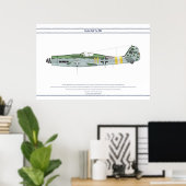 FW-190 D-9 JG2 1 POSTER (Heimbüro)