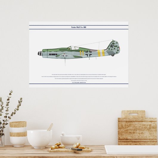 FW-190 D-9 JG2 1 POSTER (Küche)