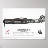Fw 190 D-9 (Oskar Romm) Poster (Vorne)