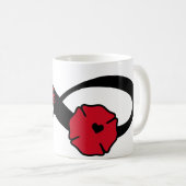 FW [2] Ehefrau des Feuers mit Unendlichkeitssymbol Kaffeetasse (VorderseiteRechts)