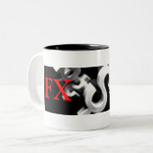 FX-Cashflow Zweifarbige Tasse (Vorderseite Links)