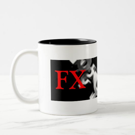 FX-Cashflow Zweifarbige Tasse (Links)