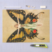FX Leyendecker Butterfly Decoupage Art Deco Seidenpapier (Handwerk)