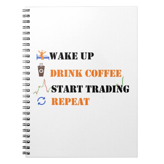 Fx Trader Collection 9 Spiral Foto Notebook Notizblock (Vorderseite)