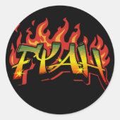 Fyah Sticker Rastafari (Vorderseite)