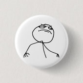 Fyea-Raserei-Gesicht Meme Button (Vorderseite)