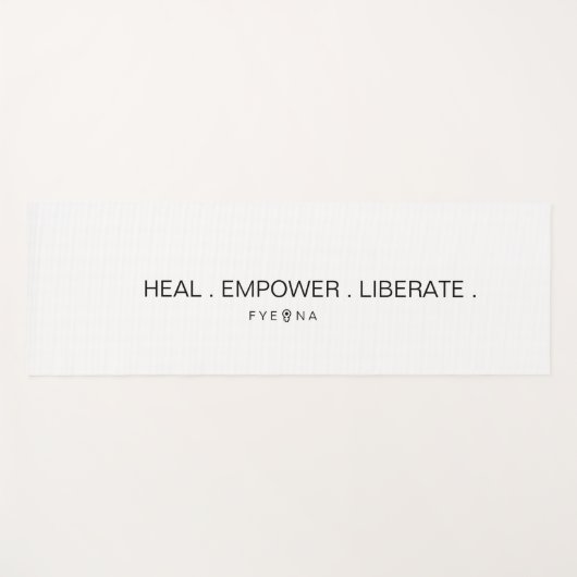 FYEONA White Classic Yogamatte (Vorderseite (Horizontal))