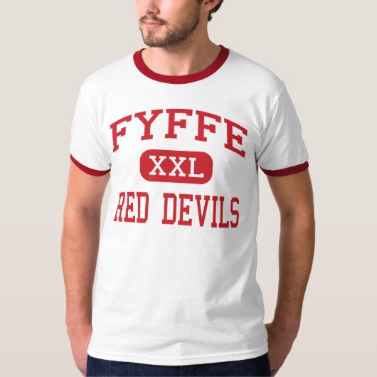 Fyffe - rote Teufel - Highschool - Fyffe Alabama T-Shirt (Vorderseite)