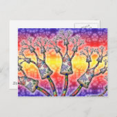 Fyngo-Fracto Design II Postkarte (Vorne/Hinten)