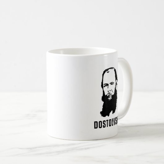 Fyodor Dosoevsky Kaffeetasse (VorderseiteRechts)