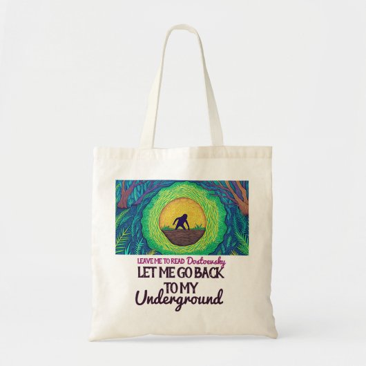 Fyodor Dostoevsky Der Untergrund Mann Tragetasche (Vorne)