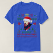 Fyodor Dostoevsky Funny Christmas 1 T-Shirt (Design vorne)